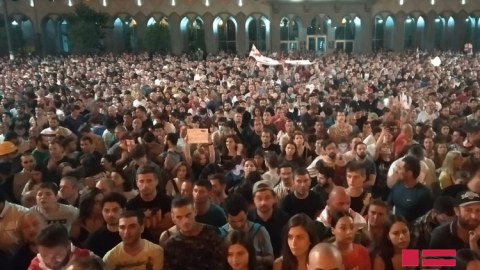 Aksiyanın dağıdılması zamanı 6 nəfər yaralandı: 37 nəfər saxlanıldı