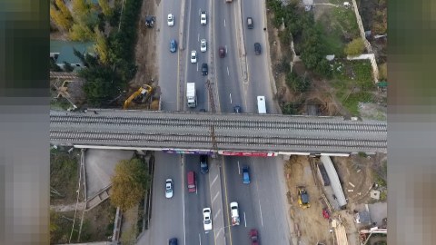 Xırdalan dairəsini tıxacdan “xilas edirlər” - Yol genişləndirilir - FOTOLAR