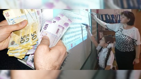 Azərbaycanda 5 min müəllim 1000 manatdan yuxarı əmək haqqı alır - RƏSMİ