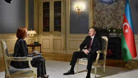 Prezident İlham Əliyev “Rossiya-24” televiziya kanalına müsahibə verib - VİDEO