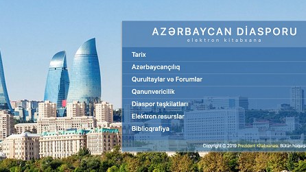 “Azərbaycan diasporu” elektron kitabxanası istifadəyə verildi
