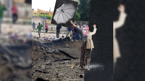 Dünyanın iki üzünü bir ayara gətirən FOTOLAR