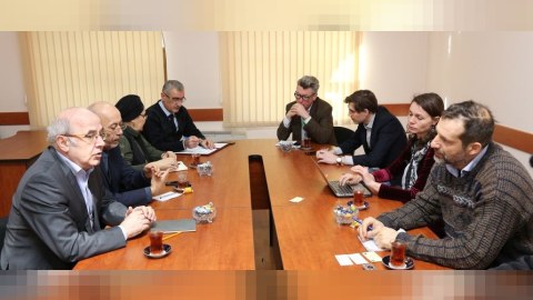 Avropalı jurnalistlər Qafqaz Müsəlmanları İdarəsində olub - FOTO