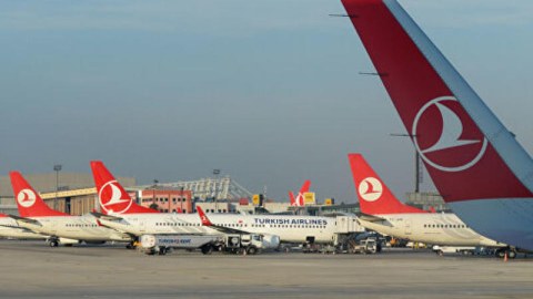 Türk Hava Yolları bütün beynəlxalq uçuşları dayandırdı