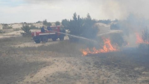 Çernobıl AES ərazisində yanğın baş verib