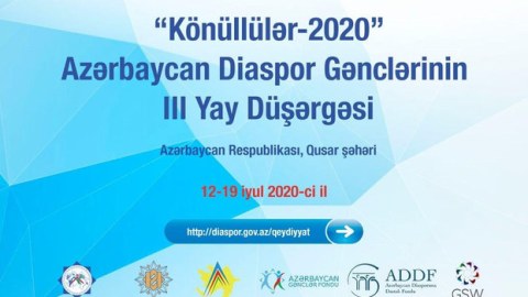 Diaspor Gənclərinin III Yay Düşərgəsi təxirə salındı
