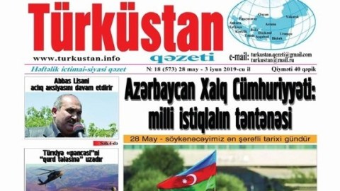 “Türküstan” qəzeti nəşrini bərpa etdi