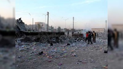 Suriyada dəhşətli terror: 40 ölü, 47 yaralı - VİDEO