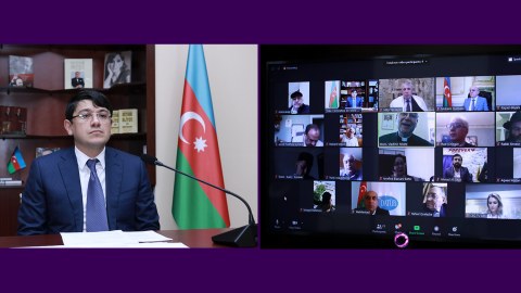 Fuad Muradov bu qurumların rəhbərləri ilə videomüzakirə aparıb - FOTO