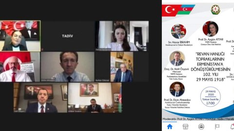 Videokonfransda İrəvan həqiqətləri müzakirə edildi