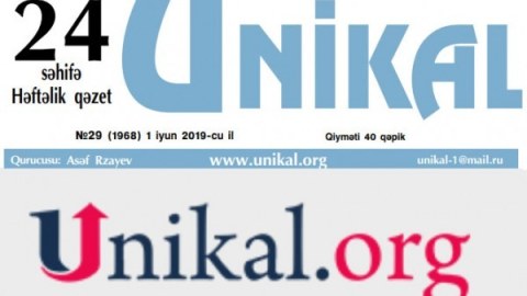 “Unikal” qəzeti və “Unikal.org” portalı 10 yaşına çatdı