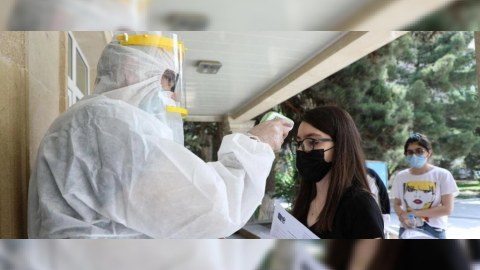 Hərarəti yüksək olan 2 şagird imtahana buraxılmadı
