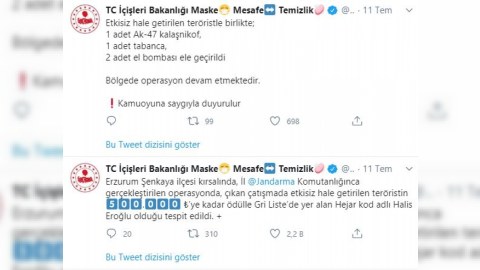 Türkiyədə və İraqın şimalında PKK-ya qarşı əməliyyatlar