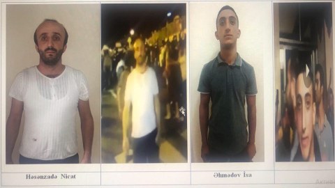 Milli Məclisə hücum edənlər SAXLANILDI - FOTO