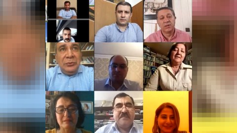 PJB dünya jurnalistlərinin iştirakı ilə beynəlxalq video konfrans keçirdi - FOTOLAR