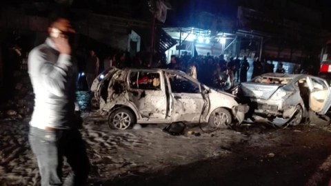 Bağdadda hərbi bazada ard-arda partlayışlar 