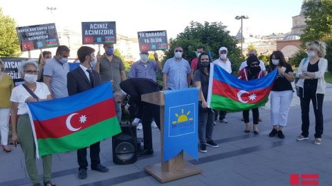 Sivasda Azərbaycana dəstək aksiyası keçirildi