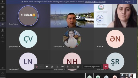 Şagirdlər üçün “Microsoft Teams” proqramı ilə bağlı təlim keçirilib