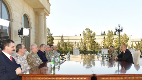İlham Əliyev Hulusi Akarın başçılıq etdiyi nümayəndə heyətini qəbul edib