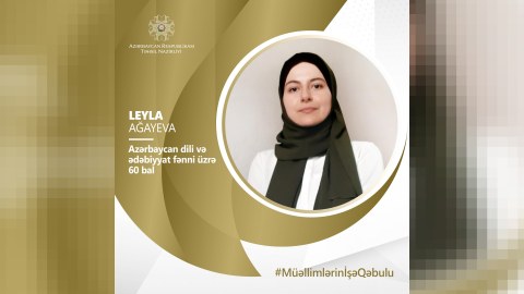 Müəllimlərin işə qəbulu imtahanında ilk maksimum nəticə - FOTO