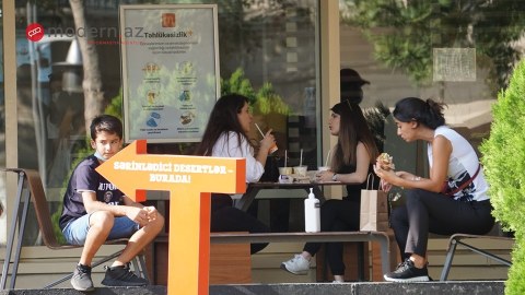 Bu gündən kafe və restoranlar tam açıldı – İlk gündən FOTOREPORTAJ