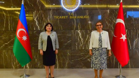 Sahibə Qafarova Türkiyənin Ticarət naziri ilə görüşüb - FOTO