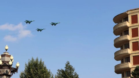 Azərbaycan və Türkiyə qırıcıları Gəncə üzərində dövrə vurdu - YENİLƏNİB