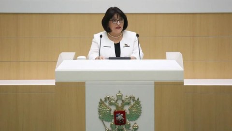 Sahibə Qafarova Rusiya Federal Məclisinin Federasiya Şurasında çıxış etdi