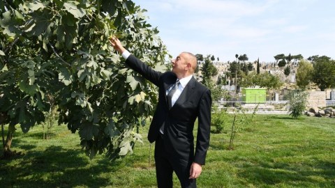 Prezident və birinci xanım Balaxanıda görülən işlərlə tanış oldu - YENİLƏNİB