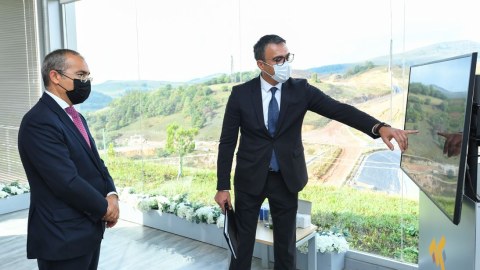Mikayıl Cabbarov “Daşkəsən” dəmir filizi və “Çovdar” qızıl yataqları ilə tanış olub - FOTO