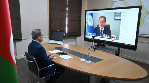 Ceyhun Bayramov XİN başçılarının iclasında iştirak etdi