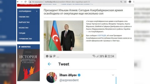 Qırğızıstan portalları Azərbaycan ərazilərinin işğaldan azad olunması ilə bağlı materiallar yaydı
