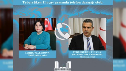 Sahibə Qafarova Şimali Kipr parlamentinin sədri ilə telefonla danışdı