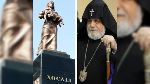 Katalikos II Qareginə, dünya ermənilərinə, Qarabağda yaşayan ermənilərə Bakı ermənilərindən MÜRACİƏT