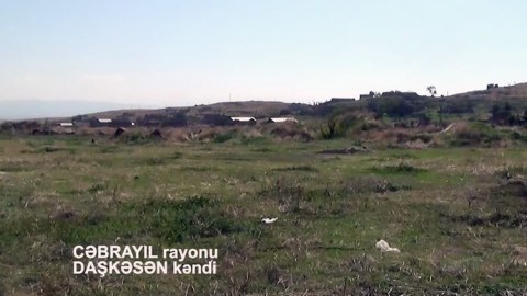 İşğaldan azad olunan Daşkəsən kəndinin görüntüləri - VİDEO