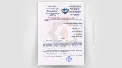Soydaşlarımız Fransanın qərəzli yanaşmasına etiraz olaraq bəyanat qəbul edib