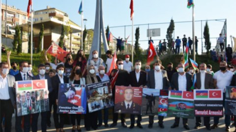 İstanbulda Azərbaycana növbəti dəstək mitinqi