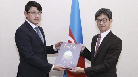 Yaponiyalı səfirə Ermənistanın təxribatları barədə məlumat verilib