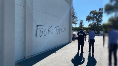 Ermənilər Kaliforniyada azərbaycanlılara qarşı vandalizm aktı törədib - FOTO  