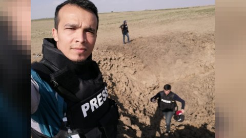 Cəbhə müxbiri: “Döyüş bölgəsində işləmək mənim üçün fəxrdir” - MÜSAHİBƏ