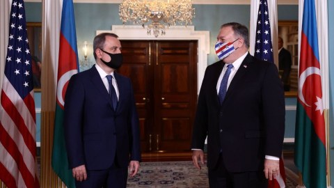 XİN Ceyhun Bayramovla Pompeonun görüşü ilə bağlı məlumat YAYDI