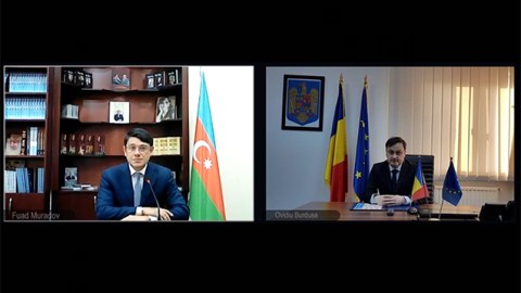 Fuad Muradov Rumıniyanın Dövlət katibi ilə görüşdü
