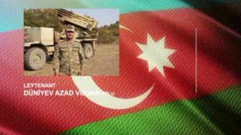 Düşmənin atəş nöqtələrini məhv edən leytenant - VİDEO