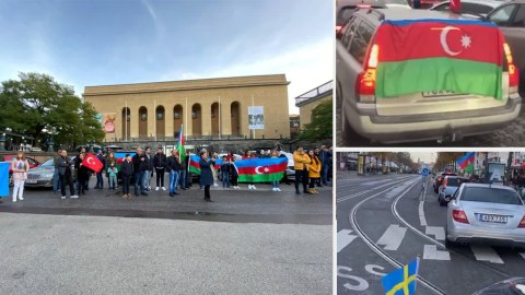 Stokholm və Yöteborqda Azərbaycana dəstək məqsədilə avtoyürüş keçirilib