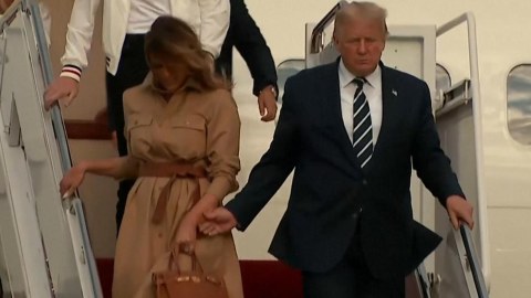 Melaniya boşanacağı an üçün dəqiqələri sayır