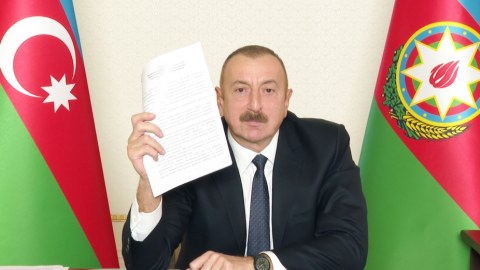 Bu siyasi qələbənin qazanılmasında hərbi qələbəmiz müstəsna rol oynayır - İlham Əliyev