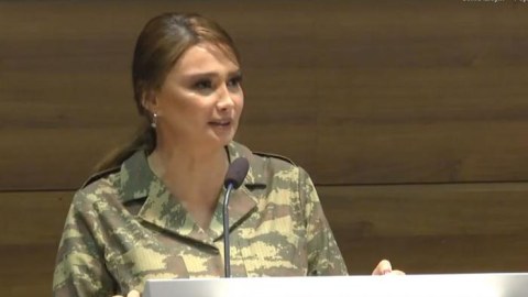 Qənirə Paşayeva doğma rayonu azad olunmuş baş redaktorla görüşüb  