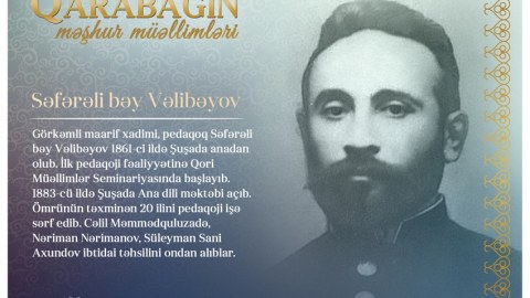 “Qarabağın məşhur müəllimləri” - Səfərəli bəy Vəlibəyov