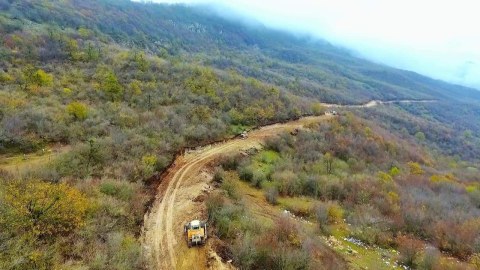 Füzulidən Şuşaya çəkilən yolun FOTOLARI