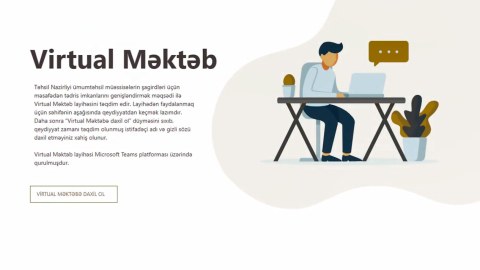 Nazirlik “Virtual məktəb”də dərslərin təşkilinə nəzarət gücləndirdi  